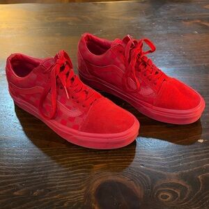 Vans Red Skate Sneakers